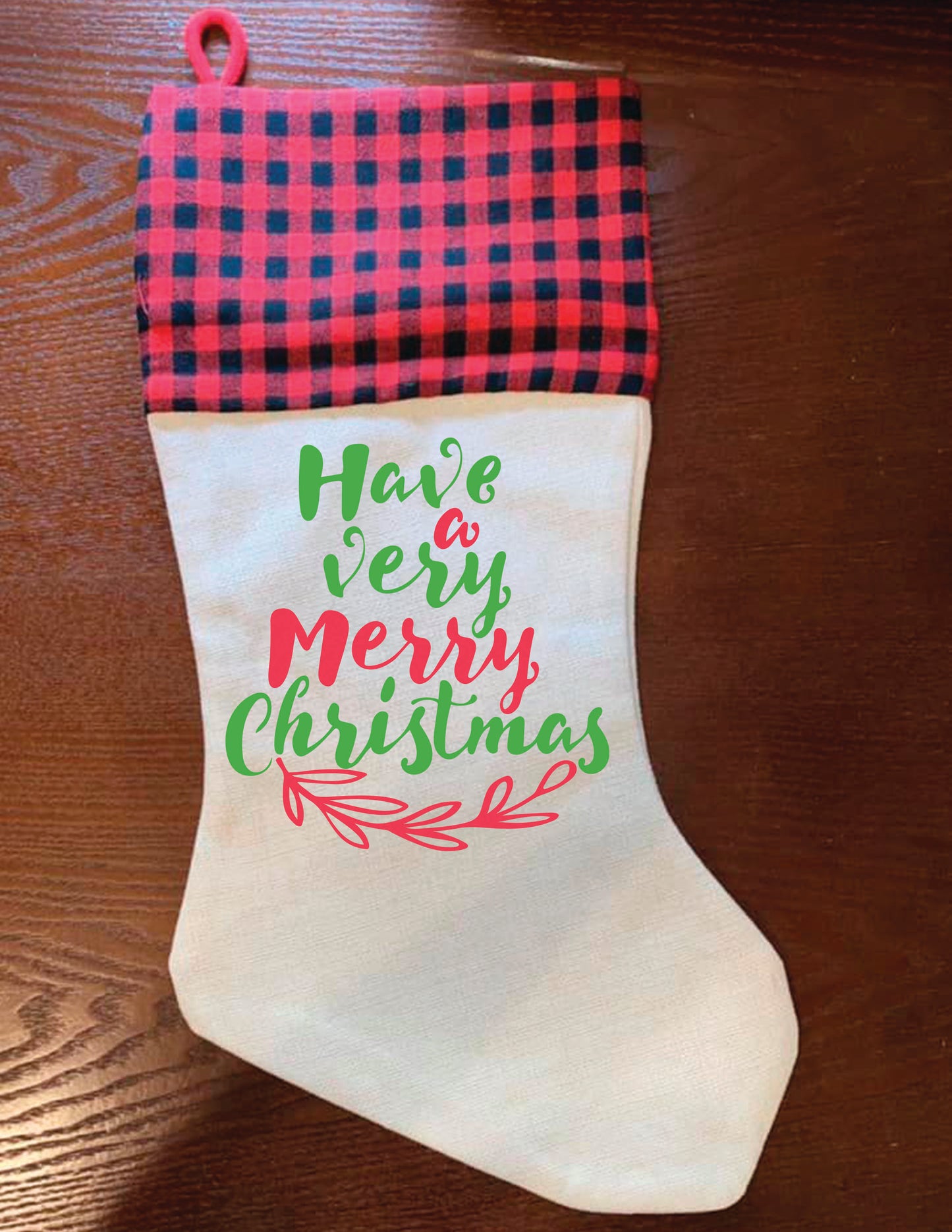 Personalized Holiday stocking
