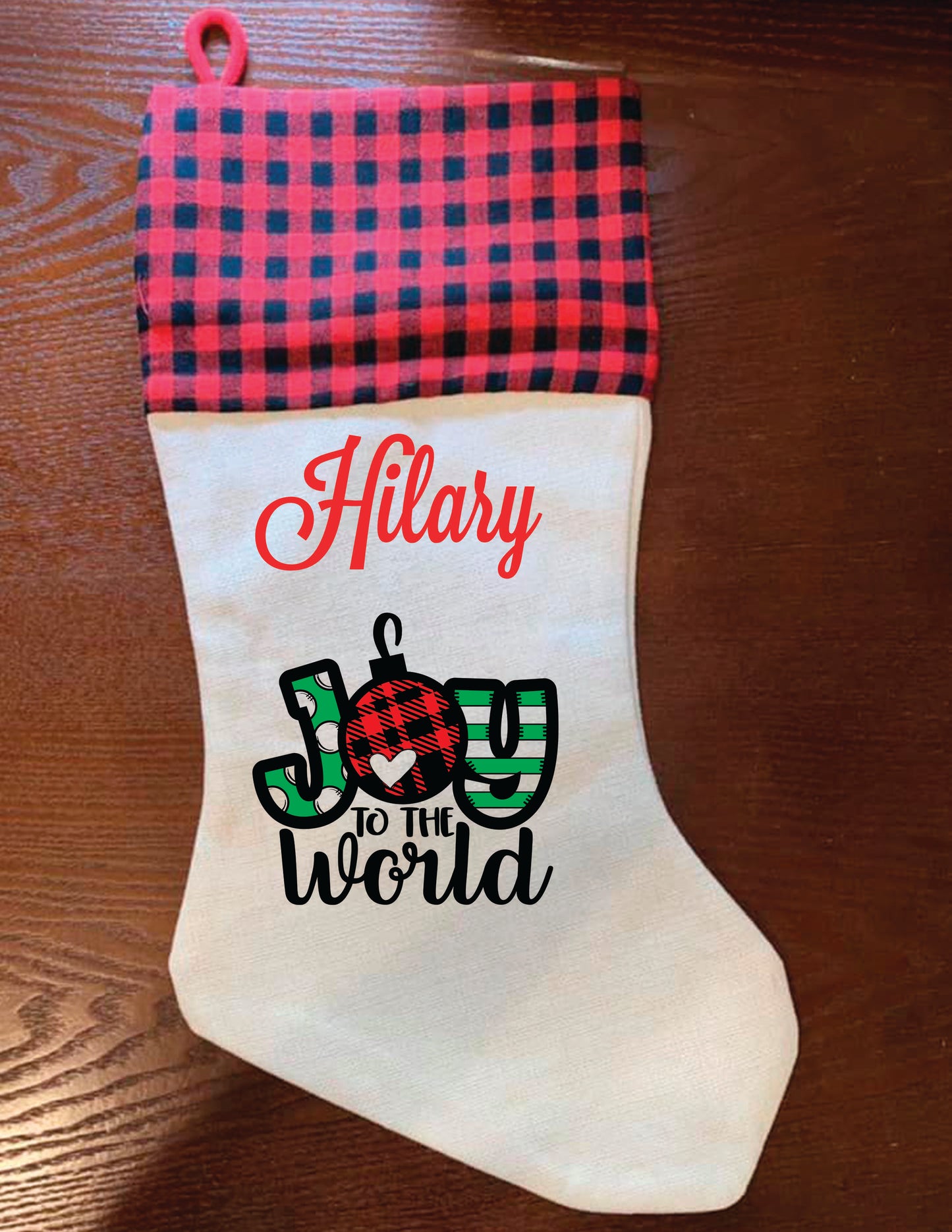 Personalized Holiday stocking