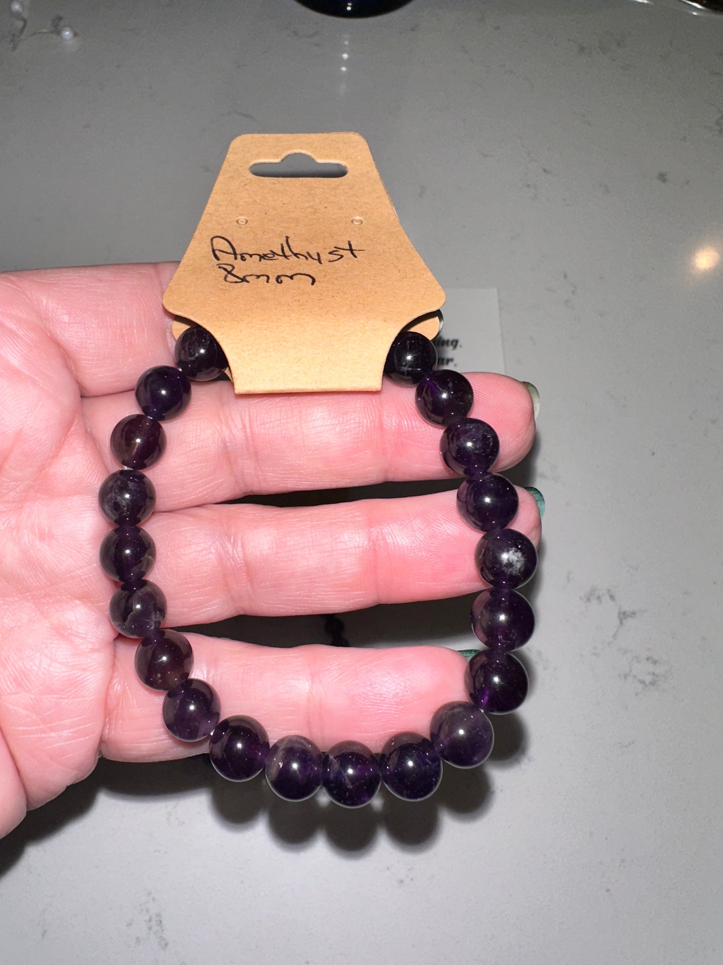 Amethyst bracelet