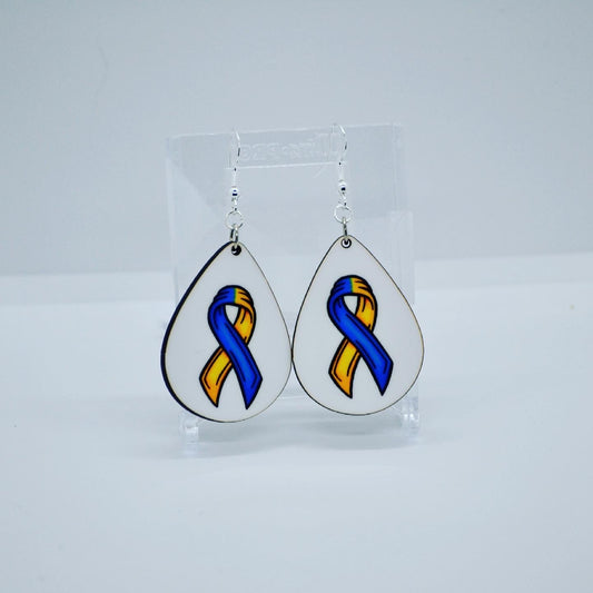 Down syndrome awareness/acceptance earrings