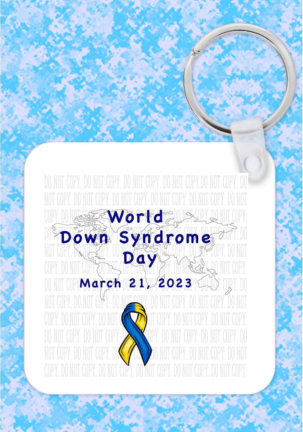 World Down Syndrome Day keychain