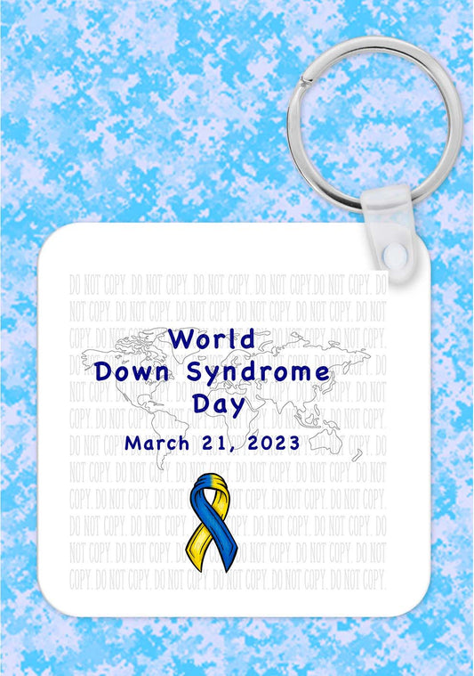 World Down Syndrome Day keychain